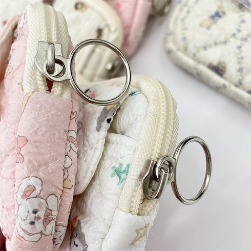 Cute Cartoon Multifunctional Coin Purse Kawaii Wallet Portable Coin Bag Key Earphone Coin Organizer Pouch Zipper Bag Kids Gift